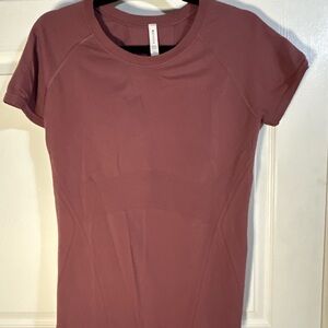 Athleta Dusty Rose Short Sleeve Tee